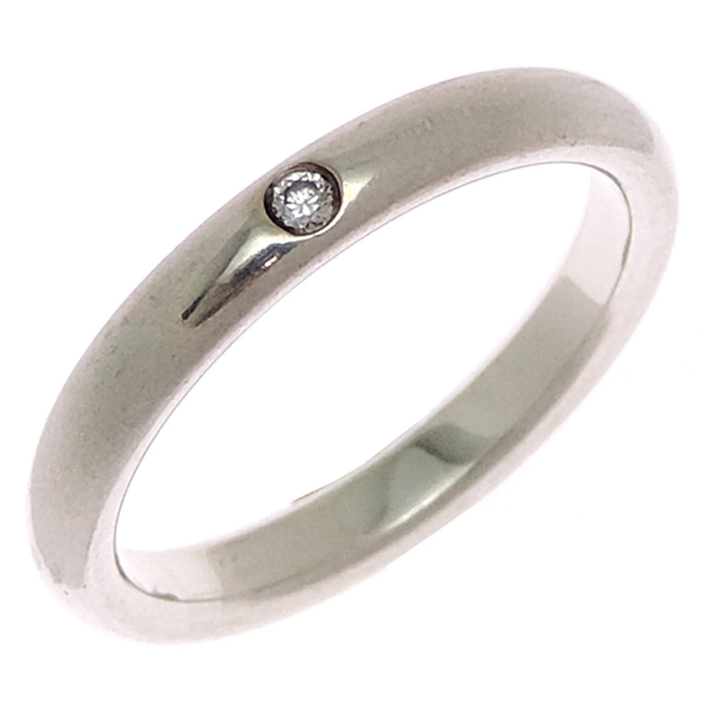 Tiffany & Co. AG925 Diamond Stacking Band Women's Ring